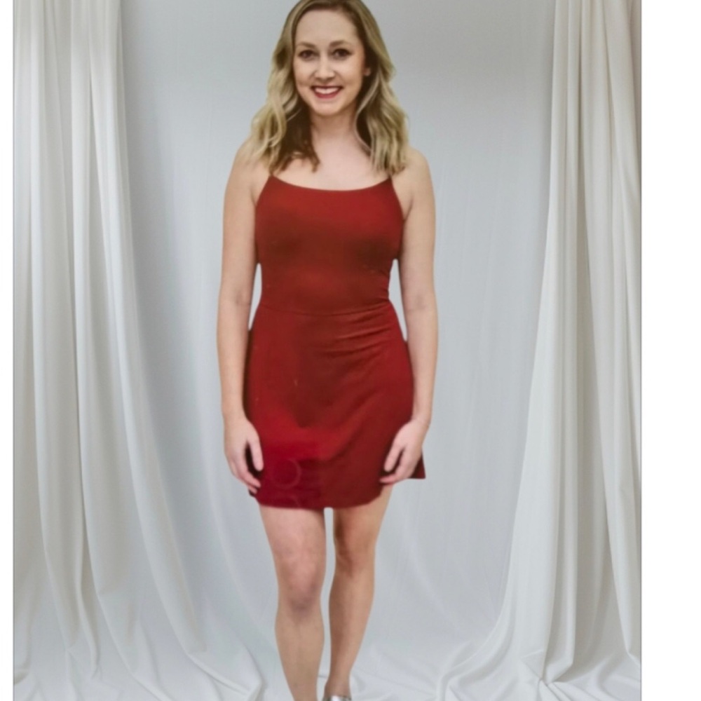 Elegant Red Women's Dress